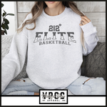 18000- 212 ELITE ARCHED CREW SWEATSHIRT YOUTH AND ADULT- ASH