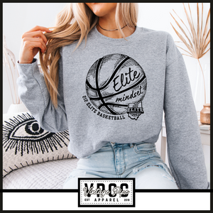 18000- 212 ELITE BASKETBALL CREW SWEATSHIRT YOUTH AND ADULT- HEATHER GREY