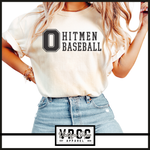 1717 OHIO HITMEN "BLOCK O"- SHORT SLEEVE TEES- ADULT ONLY- IVORY