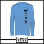 222822- 212 ELITE BASKETBALL SIDE PRINT Momentum Tee (Dry Fit Material) (Youth & Adult)- LONG SLEEVE- CAROLINA BLUE