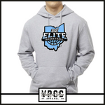 18500- 212 ELITE LOGO BLUE HOODIE- YOUTH & ADULT- HEATHER GREY