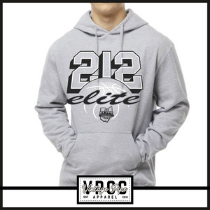 18500- 212 ELITE THROWBACK HOODIE- YOUTH & ADULT- HEATHER GREY