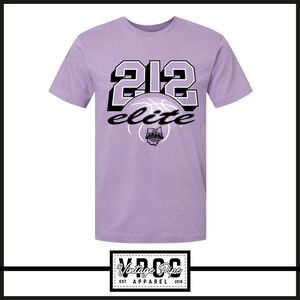 6901- 212 ELITE THROWBACK Tee - YOUTH & ADULT- LAVENDER