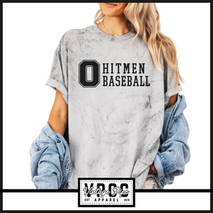 1745- OHIO HITMEN- BLOCK O- TEES & SWEATSHIRTS- Black Blast