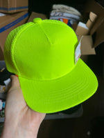 Baby Neon Lemon Mesh Back Patch Snapback Hats