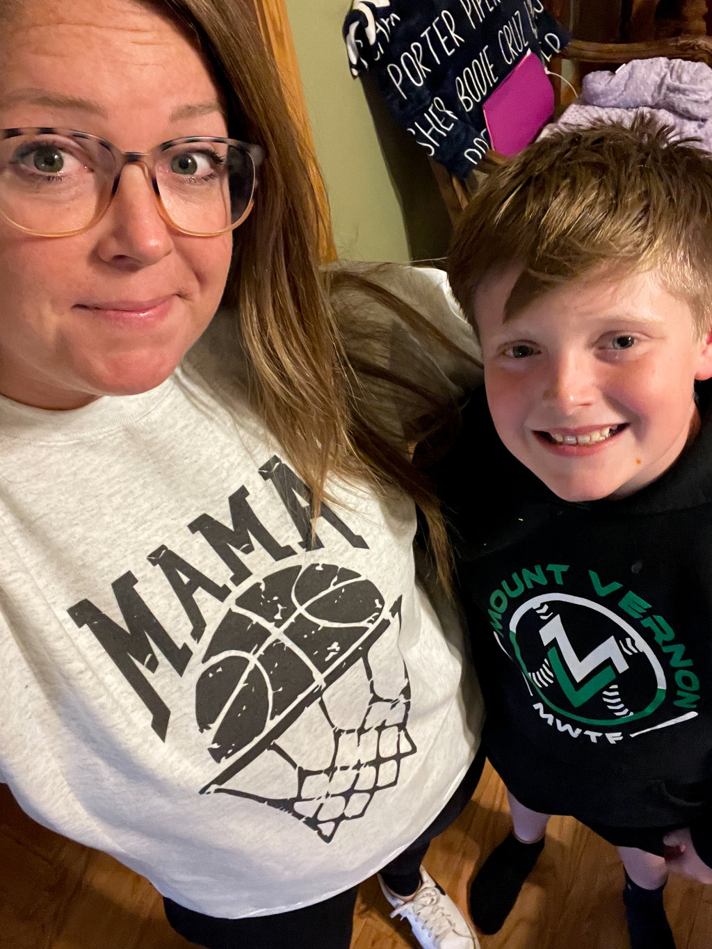 Mama Basketball Sweatshirt