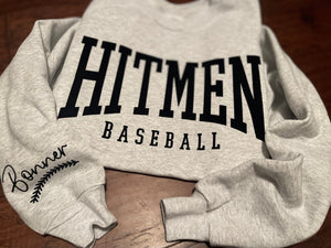 Custom Ohio Hitmen Baseball Sweatshirt