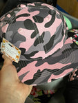 Baby All Pink Camo Snapback Hats