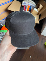 Baby Black Mesh Back Patch Snapback Hats