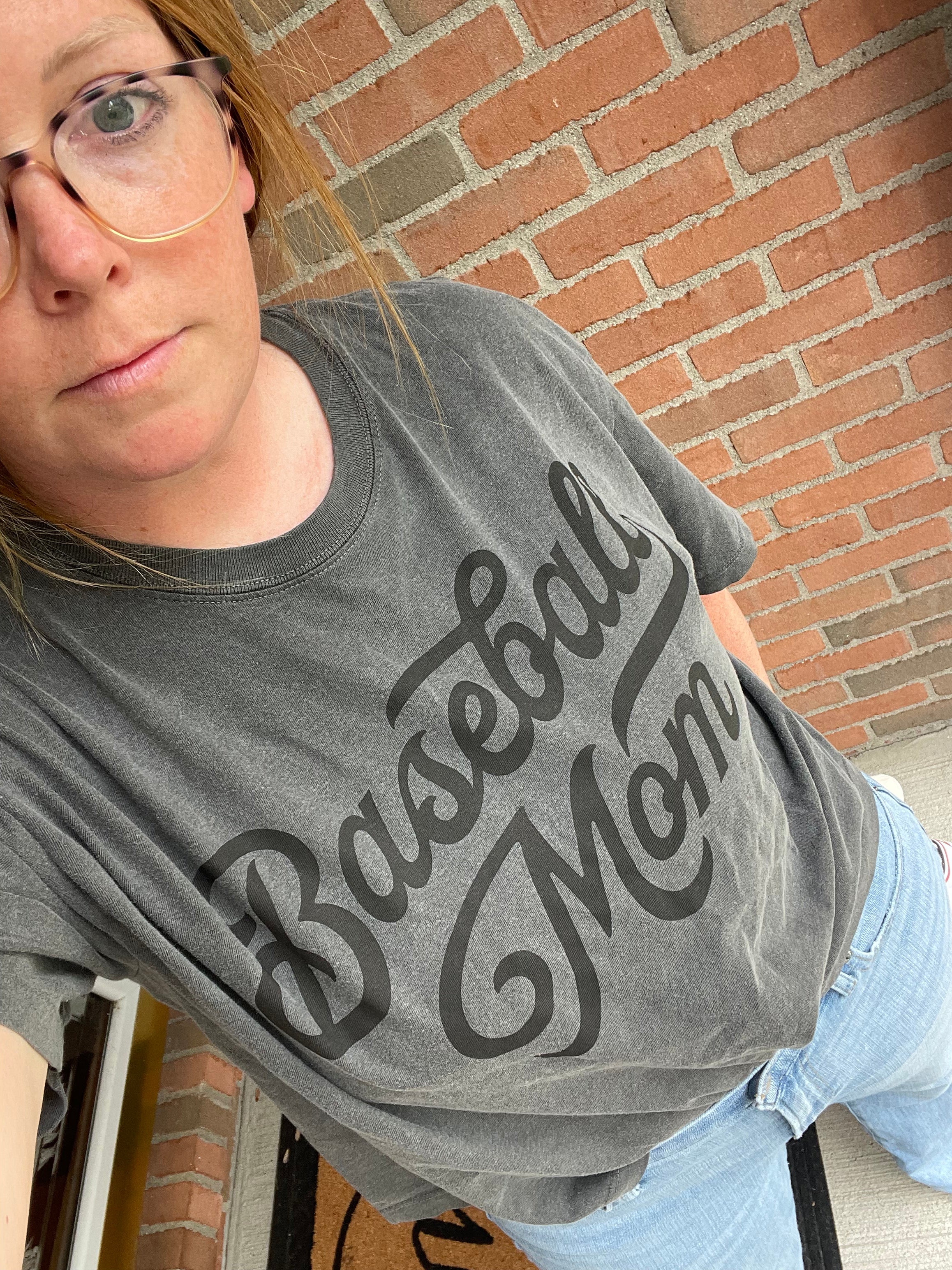 Softball Mom Tee (custom number optional!)