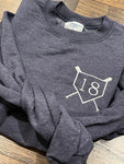 Embroidered Home Plate Sweatshirt