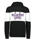Black Striped Millersport Lakers Hoodie