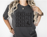 Generals Stacked Mascot Tops (Pepper)