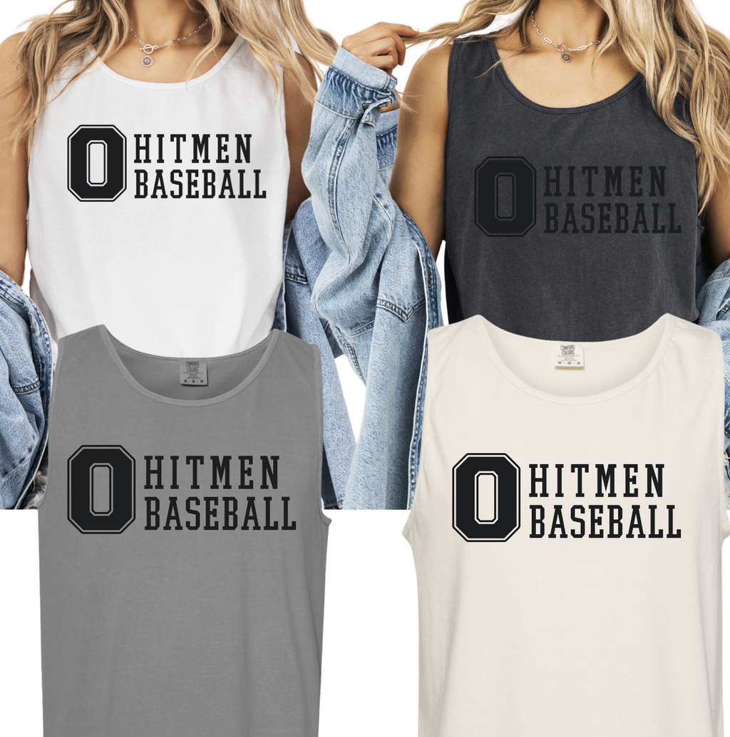 9360 HITMEN- BLOCK O- Comfort Colors ® brand Unisex Tank