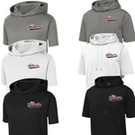 ST251- HITMEN- SMALL SCRIPT Sport Wick Fleece (Dry Fit Material) SHORT SLEEVE YOUTH & ADULT HOODIE