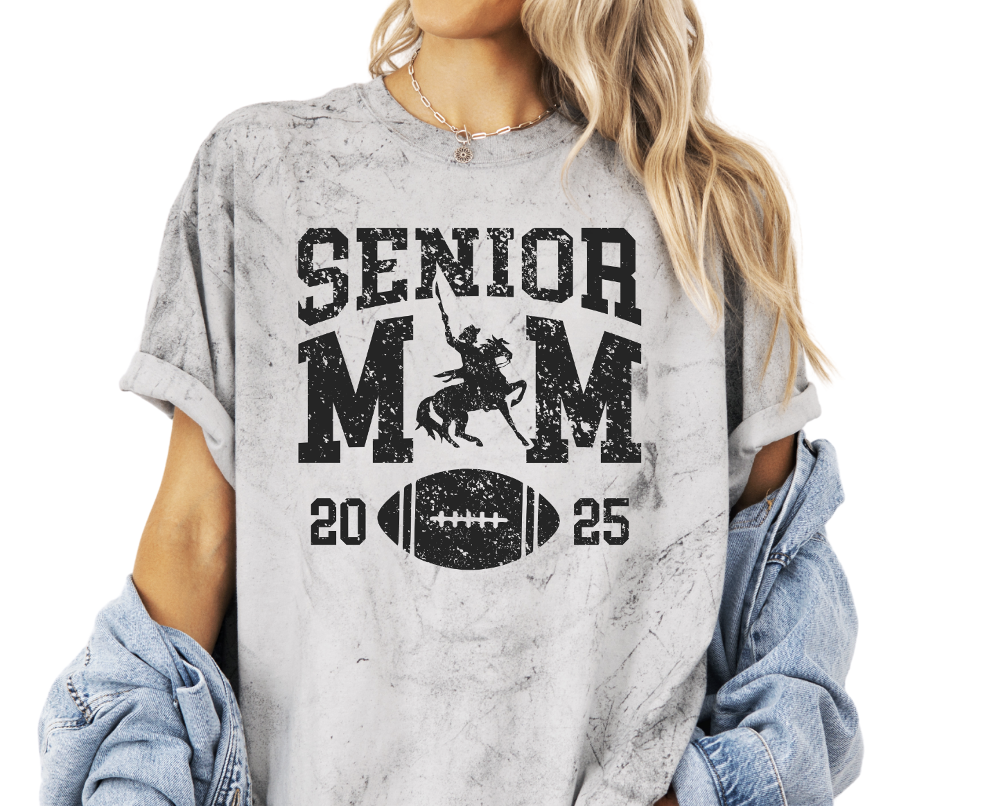 Sheridan Generals Senior Football Mom Tees (see multiple pictures for color options)