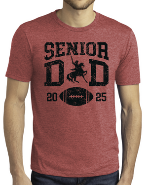 Sheridan Generals Senior Football Dad Tees (see multiple pictures for color options)