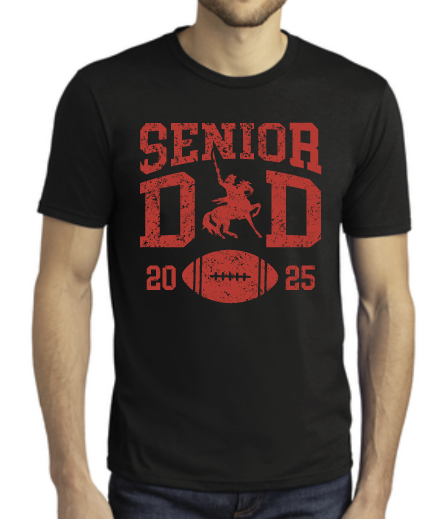 Sheridan Generals Senior Football Dad Tees (see multiple pictures for color options)