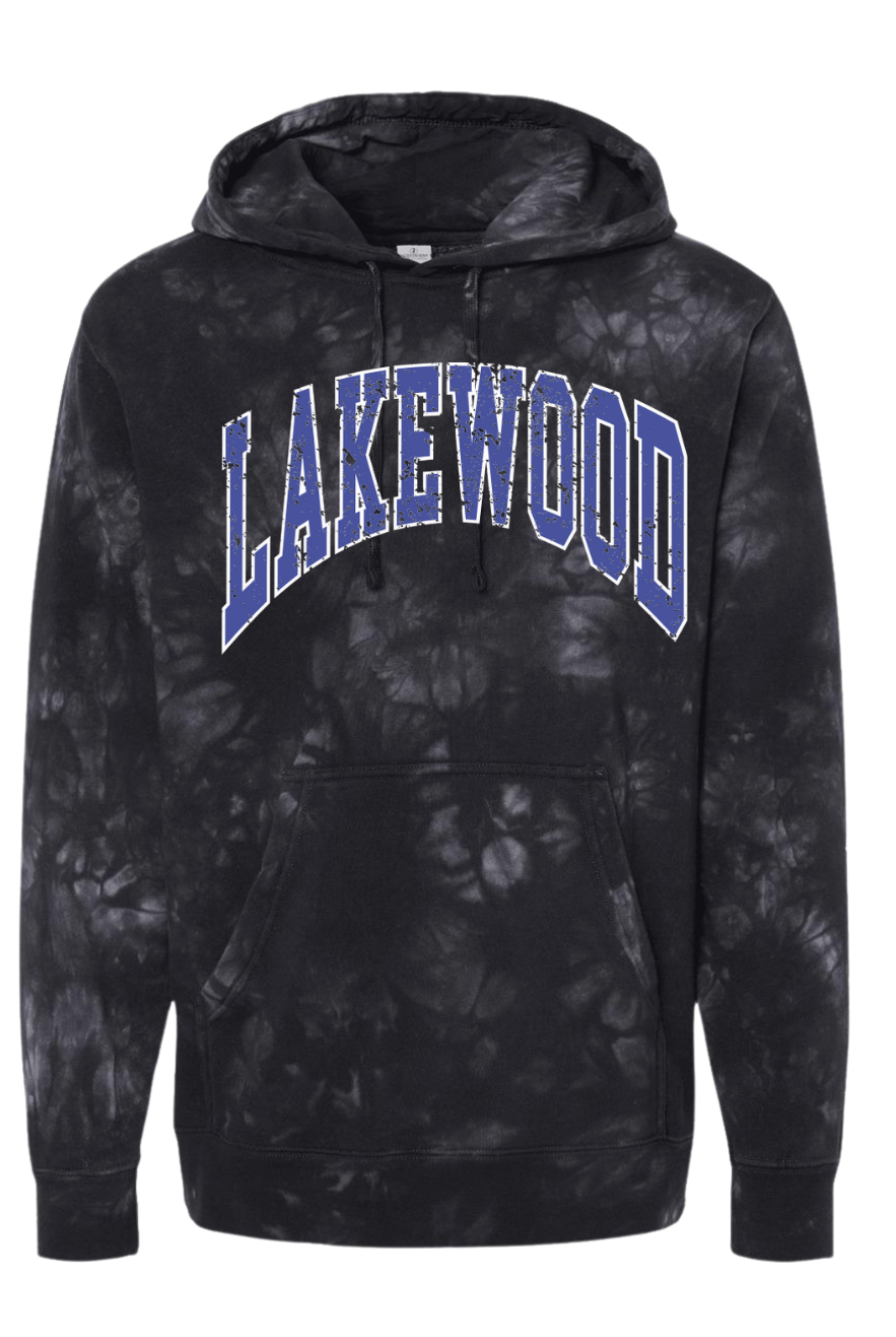 1- Lakewood Tie Dye Hoodie YOUTH AND ADULT