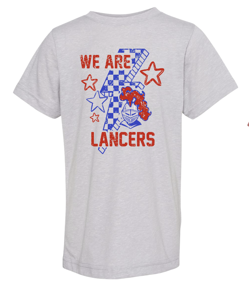 2- We Are Lancers Bolt Tees (Unisex) (Youth & Adult)