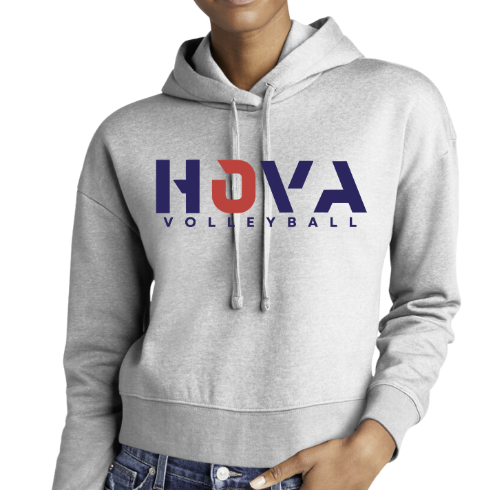 1- HOVA Volleyball Ladies Crop Hoodie (we recommend sizing up 1 size)