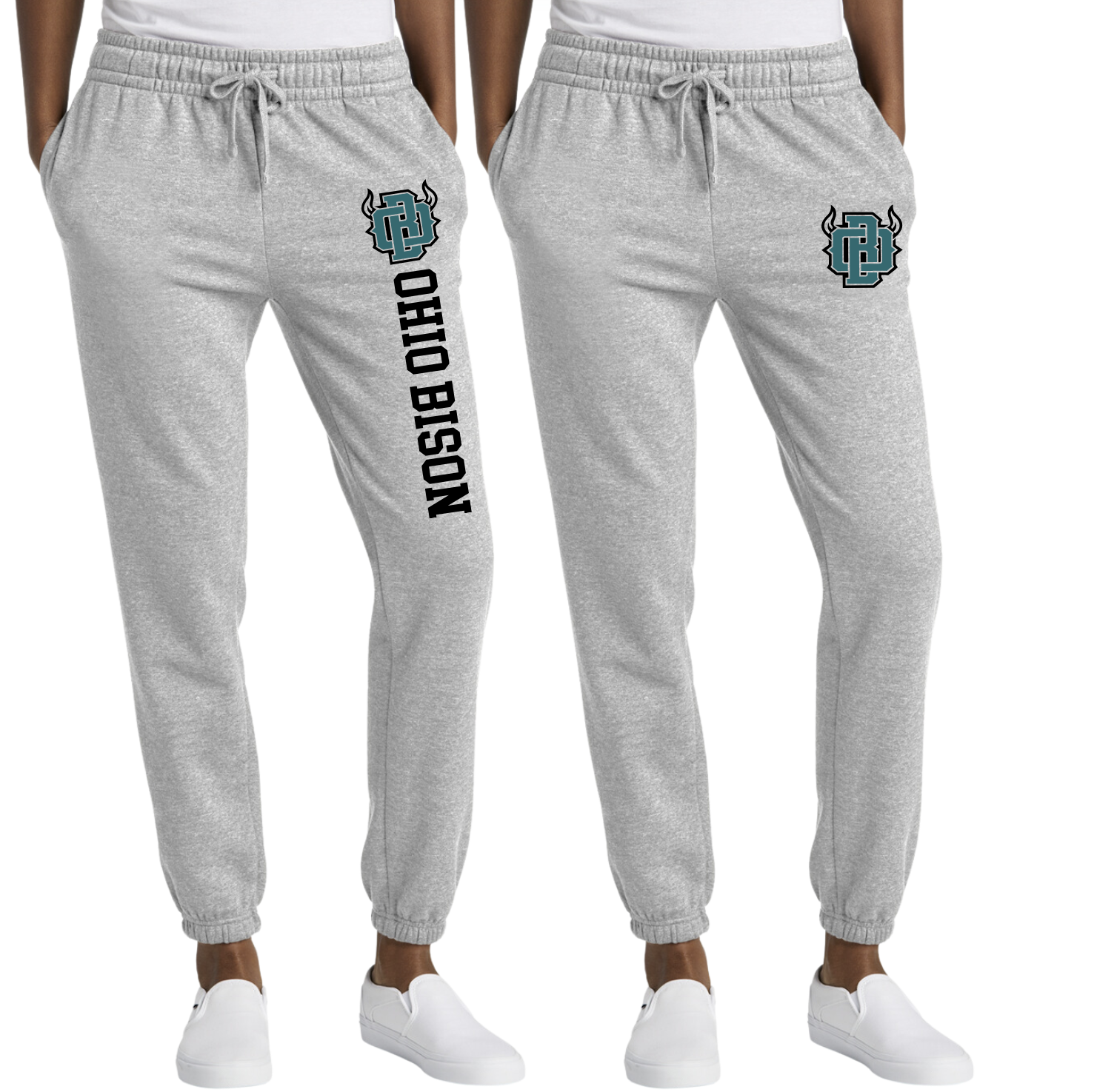 8884- OHIO BISON- DT6107  District® V.I.T.™ LADIES Fleece Jogger- ADULT ONLY- OHIO BISON