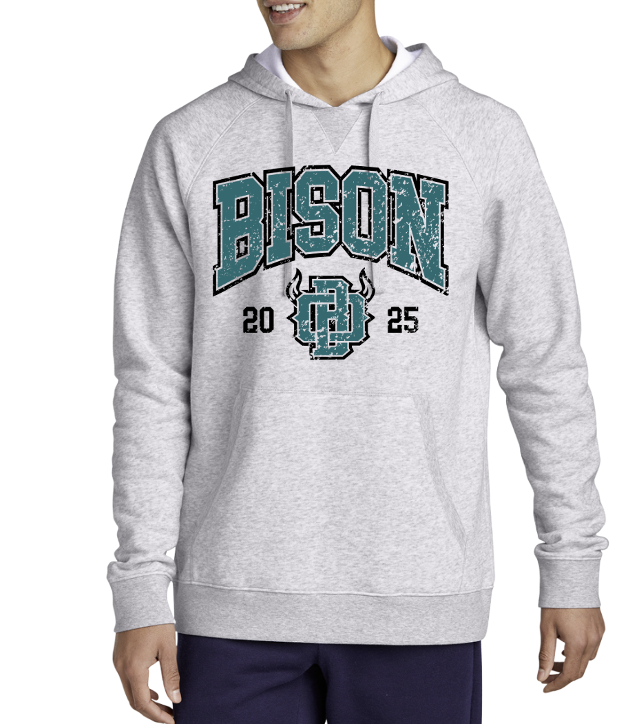 STF200- OHIO BISON- Drive Fleece Pullover Hoodie- BISON THROWBACK- NO BASEBALL