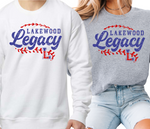 18000-LAKEWOOD LEGACY - UNISEX CREW SWEATSHIRT YOUTH & ADULT- LAKEWOOD LEGACY