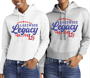 DT6101 LAKEWOOD LEGACY- WOMEN'S CROP Hoodie (this runs approx 1 size small depending how you prefer fit)- LAKEWOOD LEGACY