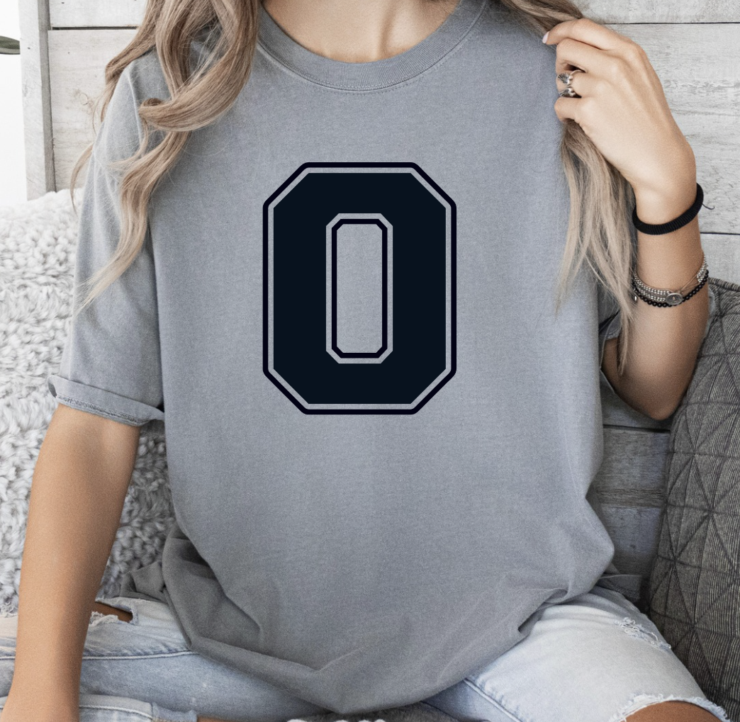 Ohio Hitmen Baseball Block O Tees (Grey)