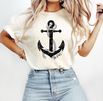 The Port Lakers Anchor Tee (Ivory, White and Pepper)