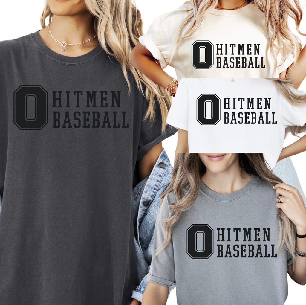 Ohio Hitmen Block O COMFORT COLOR BRAND Unisex Tee