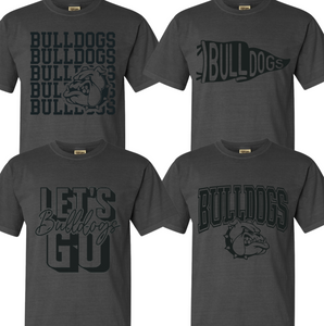 *Pepper Comfort Color Tone on Tone Heath Bulldogs Tees (Unisex)