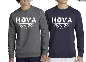 2- HOVA Volleyball Drive Fleece Crewneck