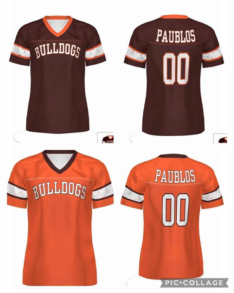 Faux Football Jersey Tees