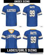 Electrics Faux Football Jersey Tees