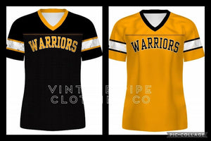 Faux Football Jersey Tees