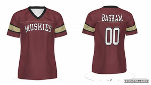 Faux Football Jersey Tees