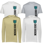 ST350/222818- OHIO BISON- Dry Fit Tee (Youth & Adult)- LONG SLEEVE & SHORT SLEEVE TEE- OHIO BISON LC SIDE PRINT