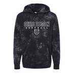 01476- OHIO BISON- Independent tie dye hoodie YOUTH AND ADULT- BISON SOFTBALL- WHITE ONLY