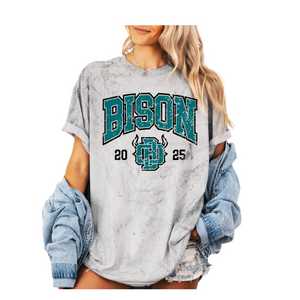 1745- OHIO BISON - TEES & SWEATSHIRTS- Black Blast- BISON THROWBACK- NO BASEBALL