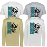 ST350/222818- OHIO BISON- Dry Fit Tee (Youth & Adult)- LONG SLEEVE & SHORT SLEEVE TEE- SIDE PRINT- SOFTBALL