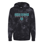 01476- OHIO BISON- Independent tie dye hoodie YOUTH AND ADULT- BISON BASEBALL