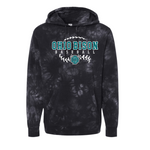 01476- OHIO BISON- Independent tie dye hoodie YOUTH AND ADULT- BISON BASEBALL- STITCHES