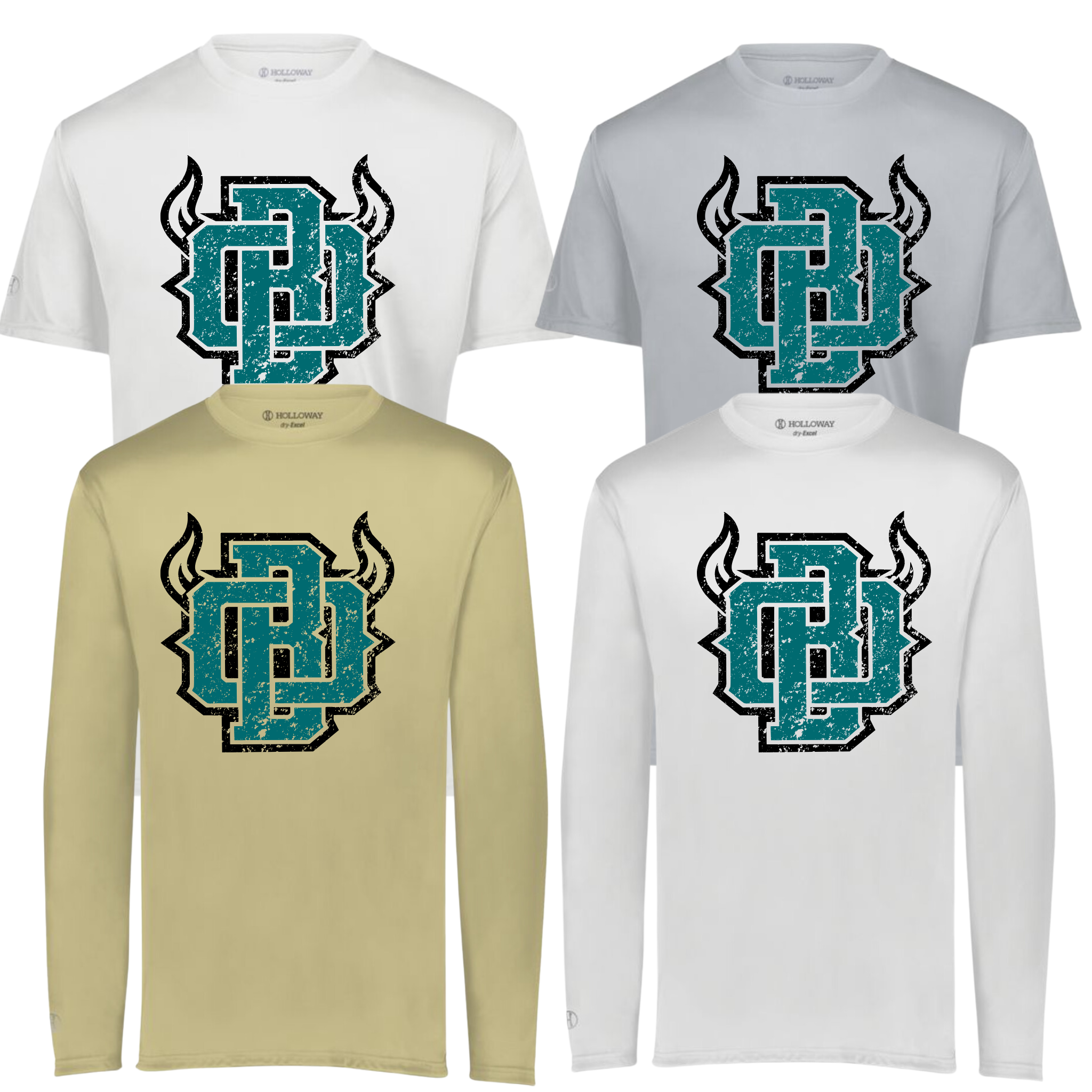 ST350/222818- OHIO BISON- Dry Fit Tee (Youth & Adult)- LONG SLEEVE & SHORT SLEEVE TEE- DISTRESSED LOGO