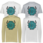 ST350/222818- OHIO BISON- Dry Fit Tee (Youth & Adult)- LONG SLEEVE & SHORT SLEEVE TEE- DISTRESSED LOGO