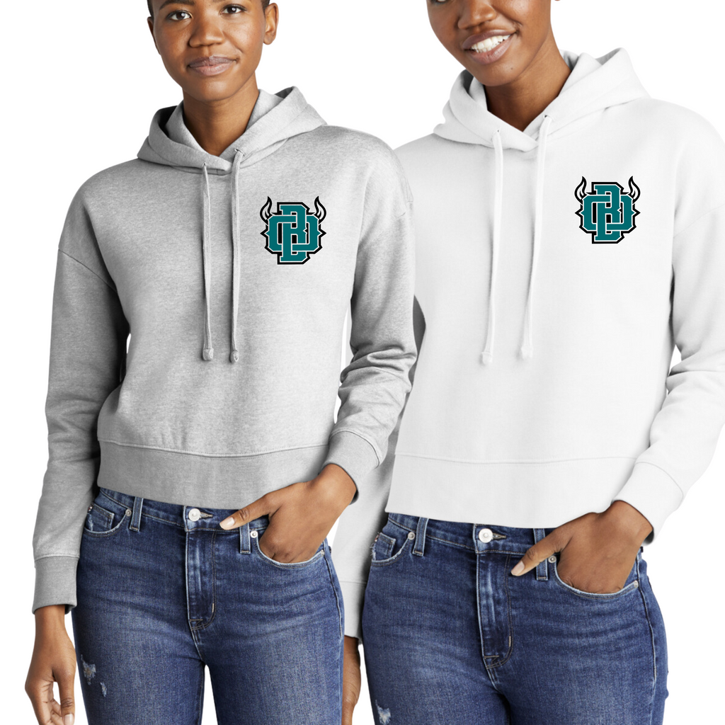 DT6101 OHIO BISON- WOMEN'S CROP Hoodie (this runs approx 1 size small depending how you prefer fit)- LC