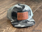 Baby Grey Camo Mesh Back Patch Snapback Hats