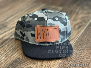 Camo Patch Snapback Hats