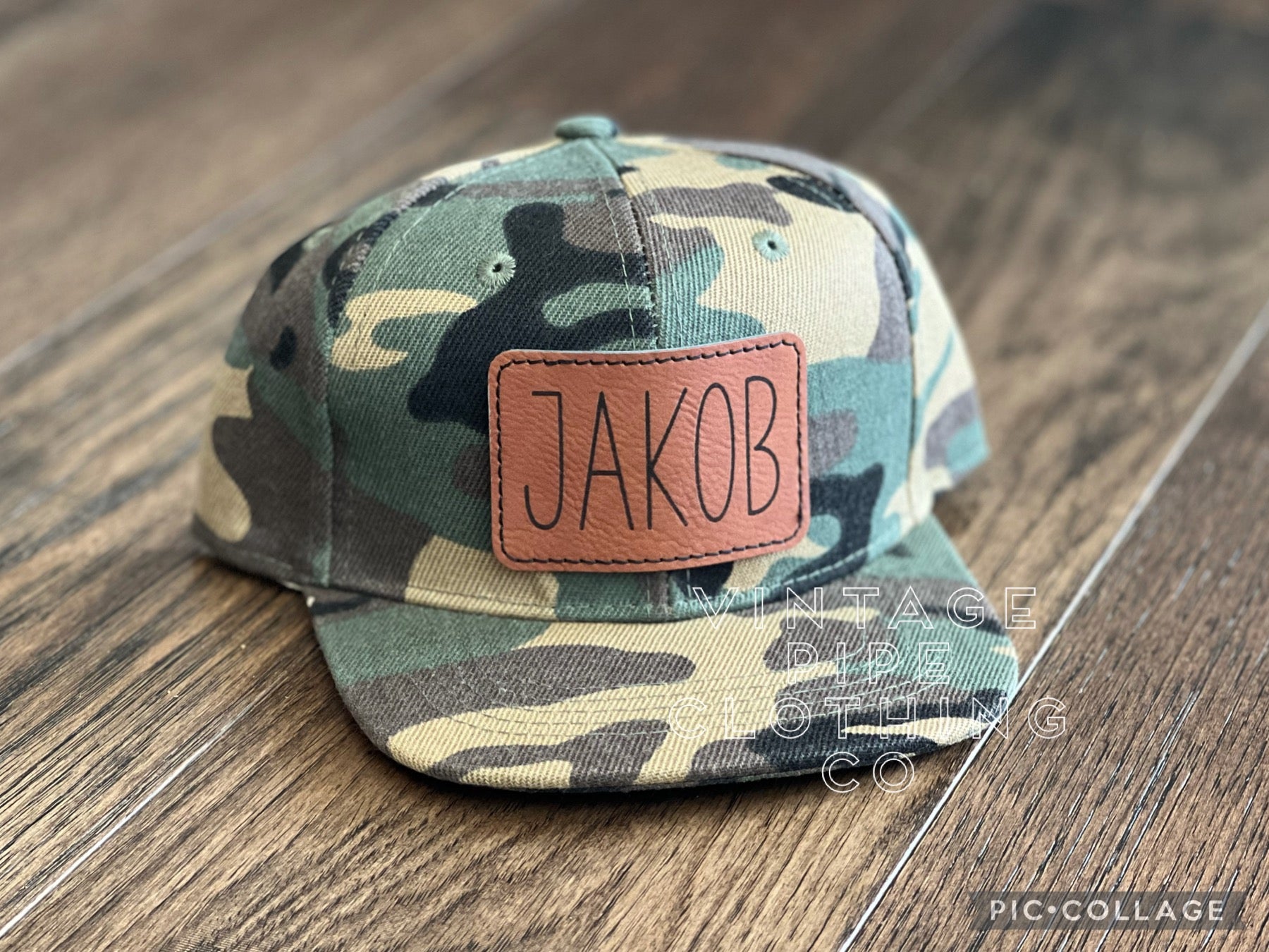 Camo Patch Snapback Hats